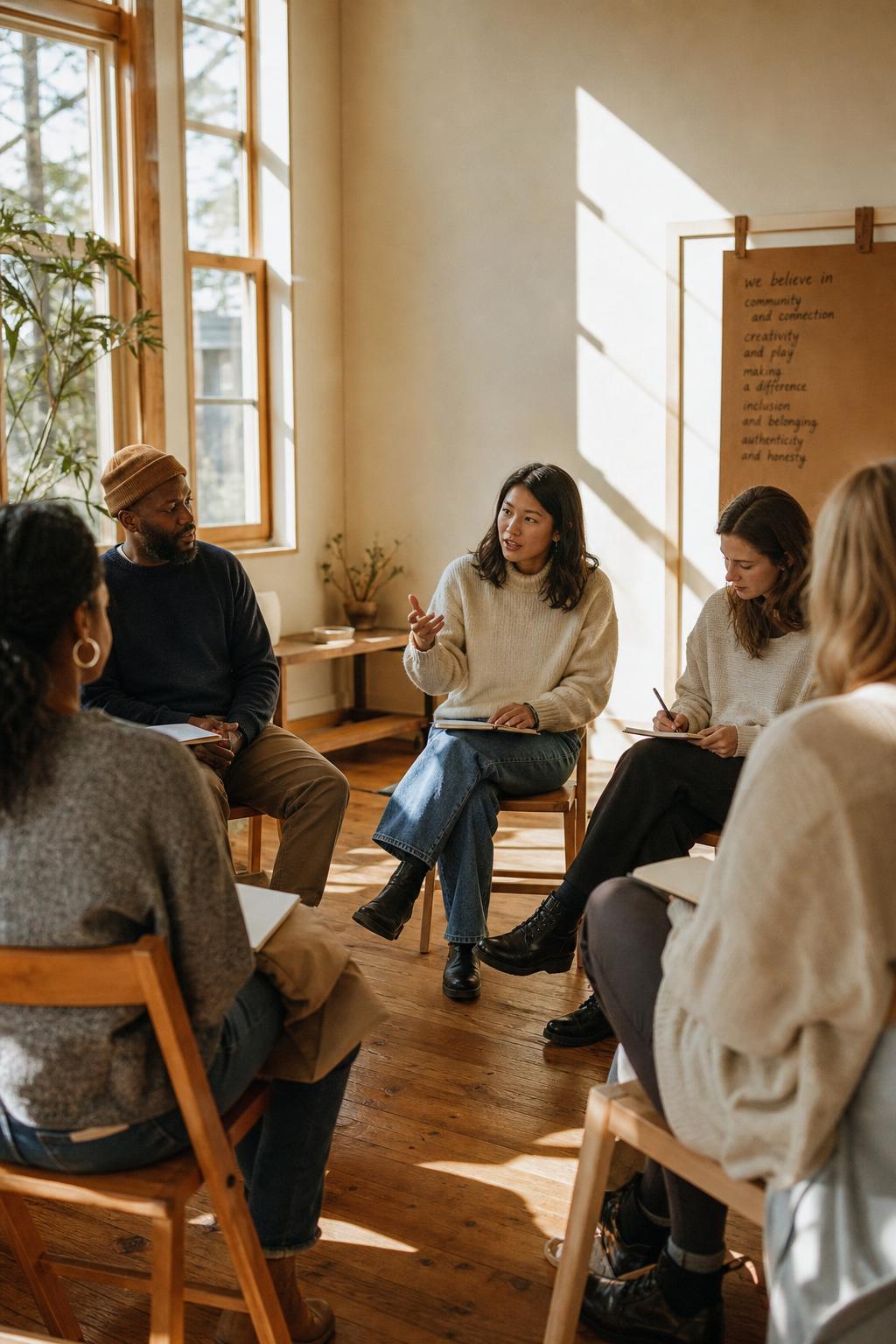 A quiet sunlit room — the contemplative space of the School of Self-Love